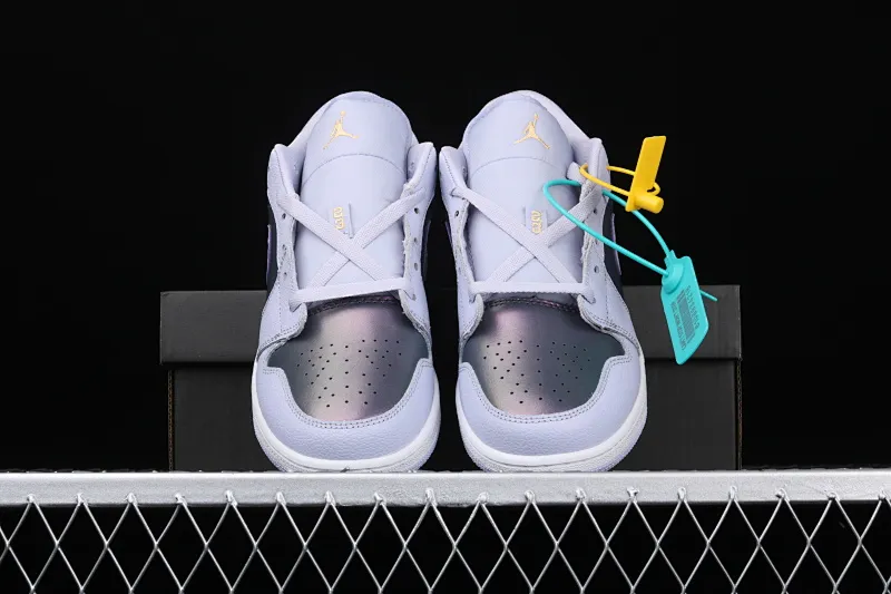 All categories Air Jordan Jordan series basketball shoes Air Jordan 1 Low Air Jordan 1 Low GS AJ1 Joe 1 electric purple low-top women's basketball shoes 554723-505